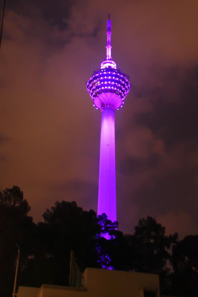 Menara KL Tower by night