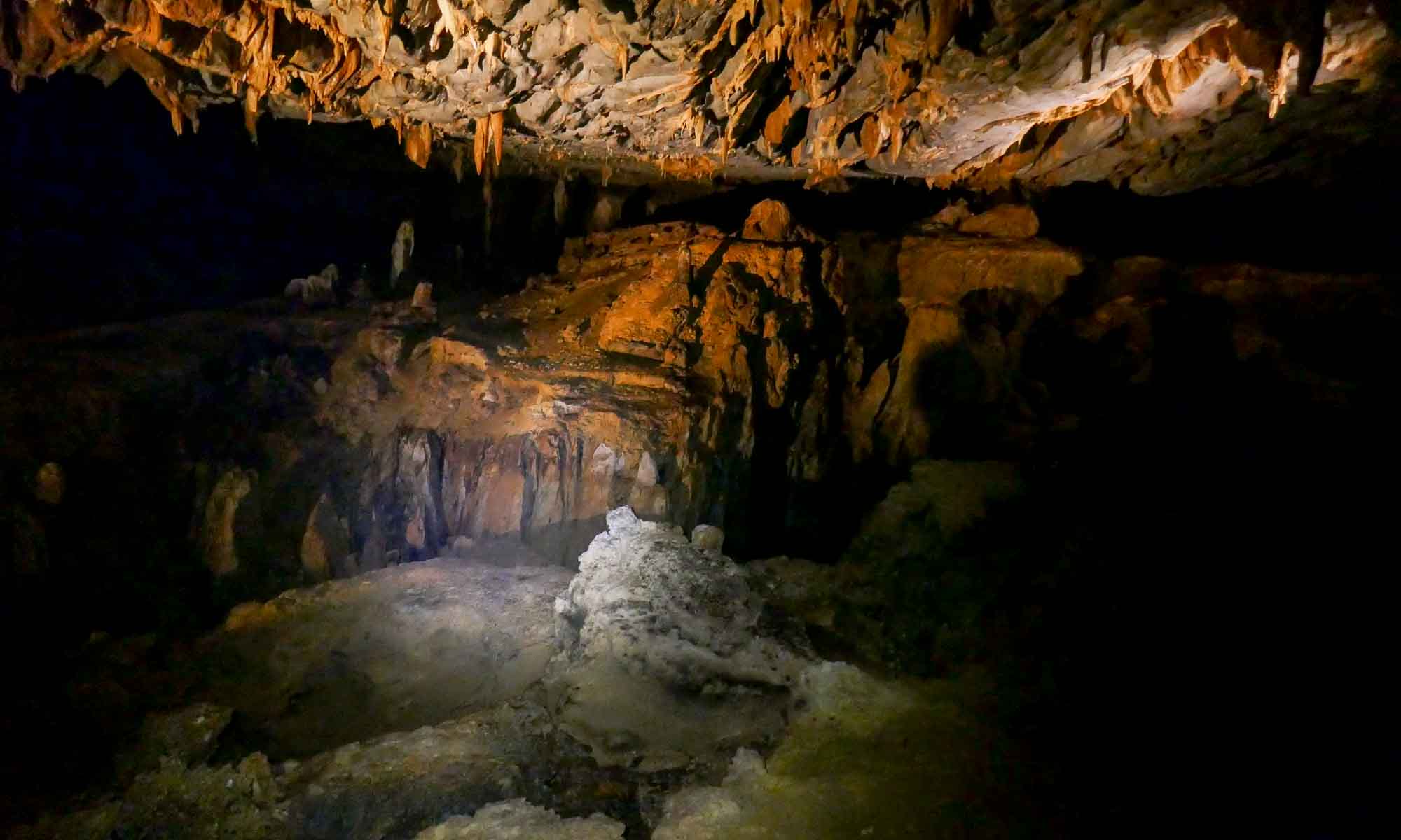 Inside Fast Lane Cave