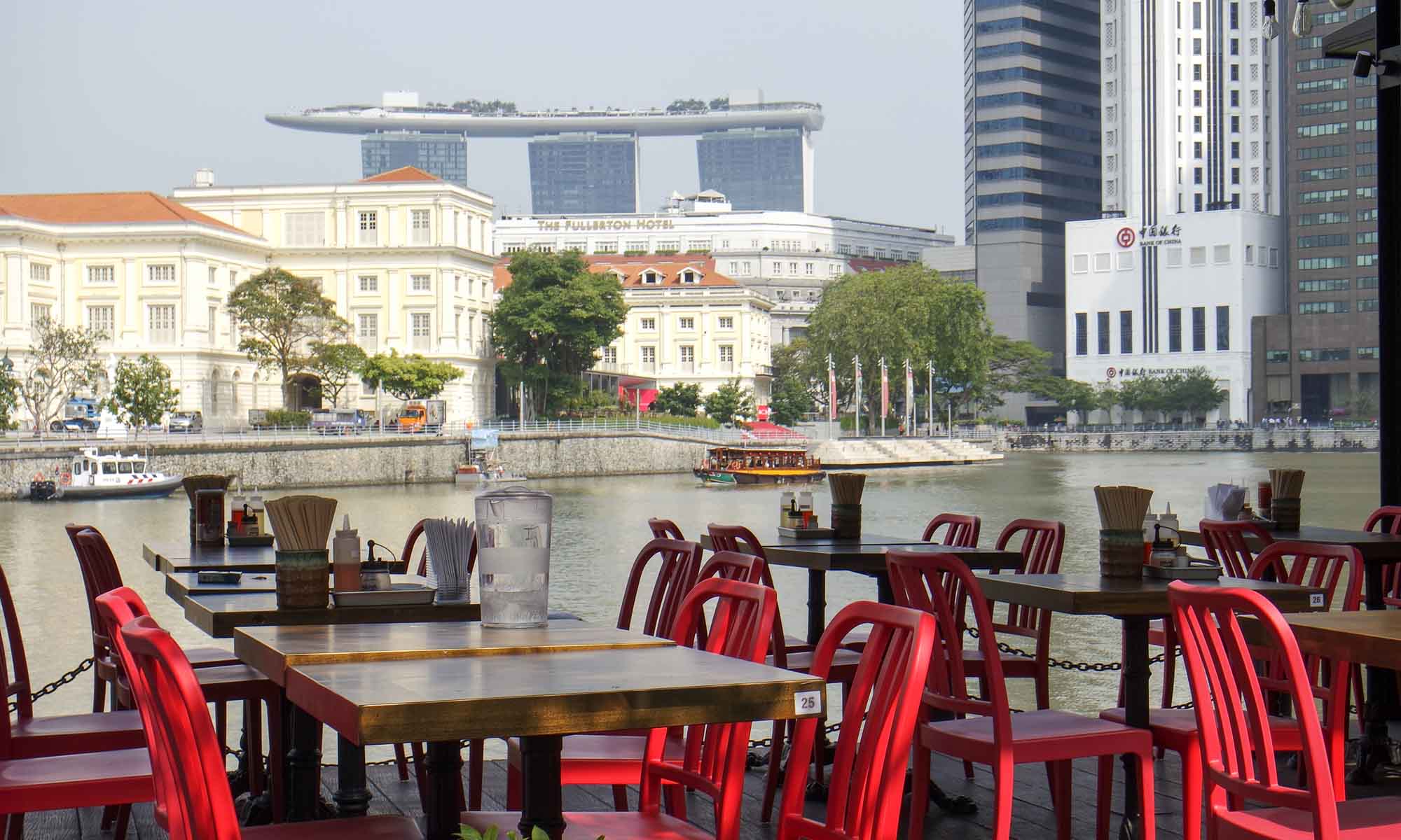 View from Boat Quay, Singapore