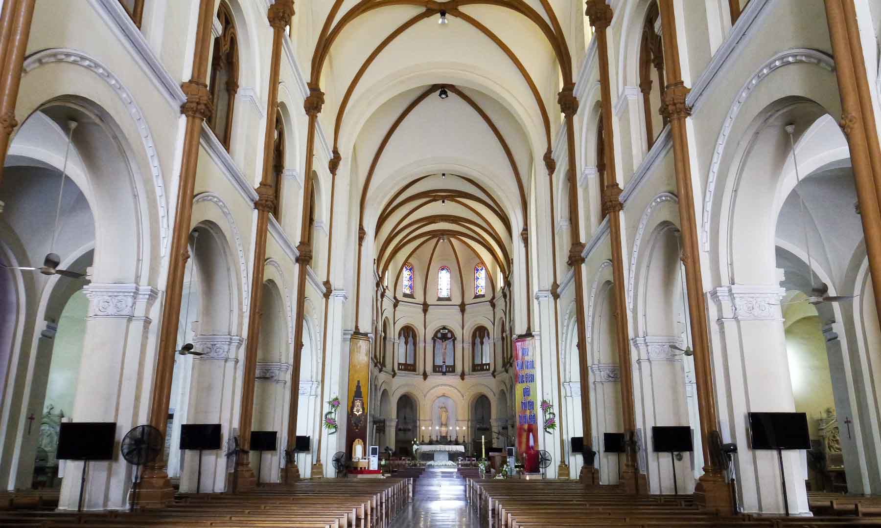 Inside of the cathedral