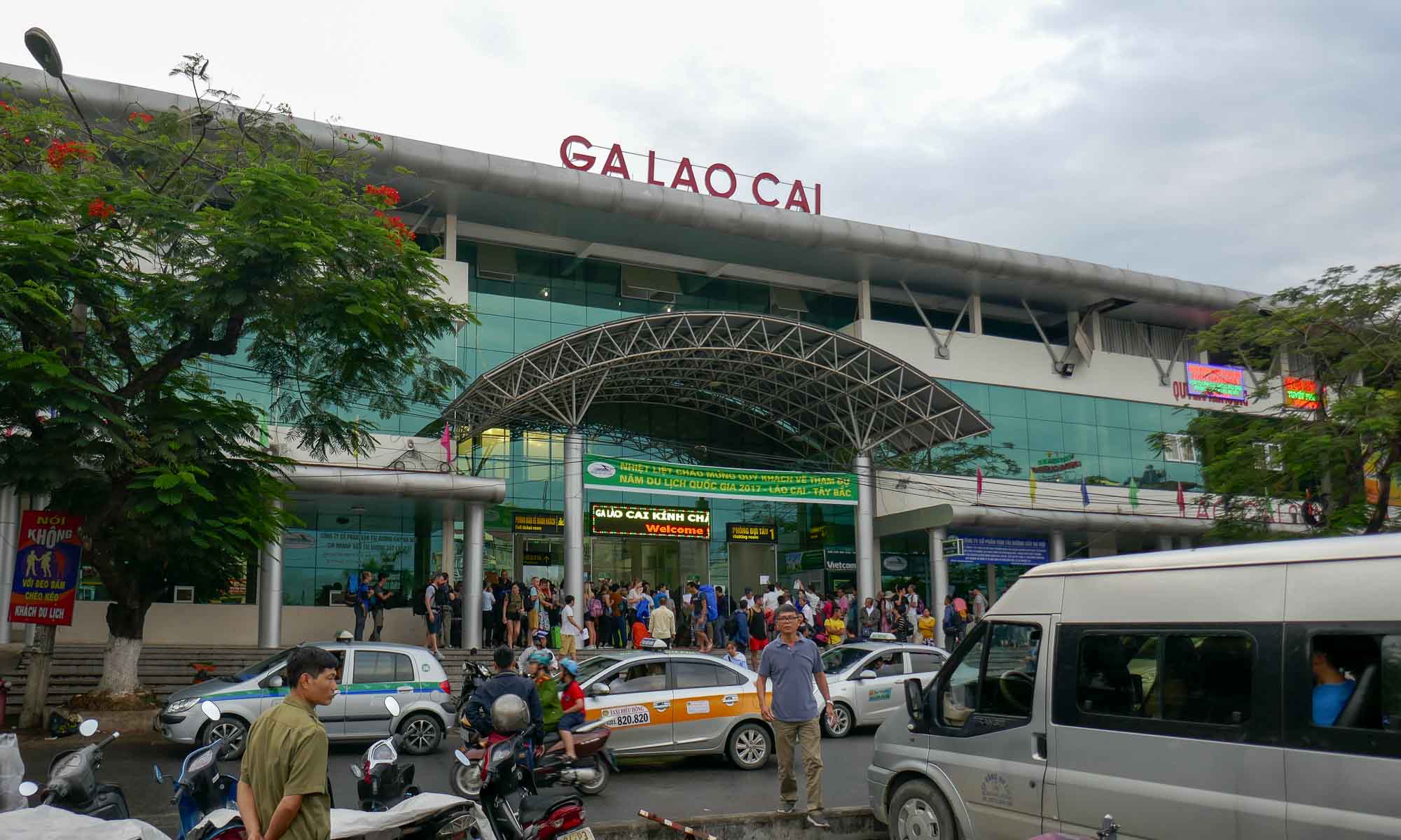 Lao Cai train station