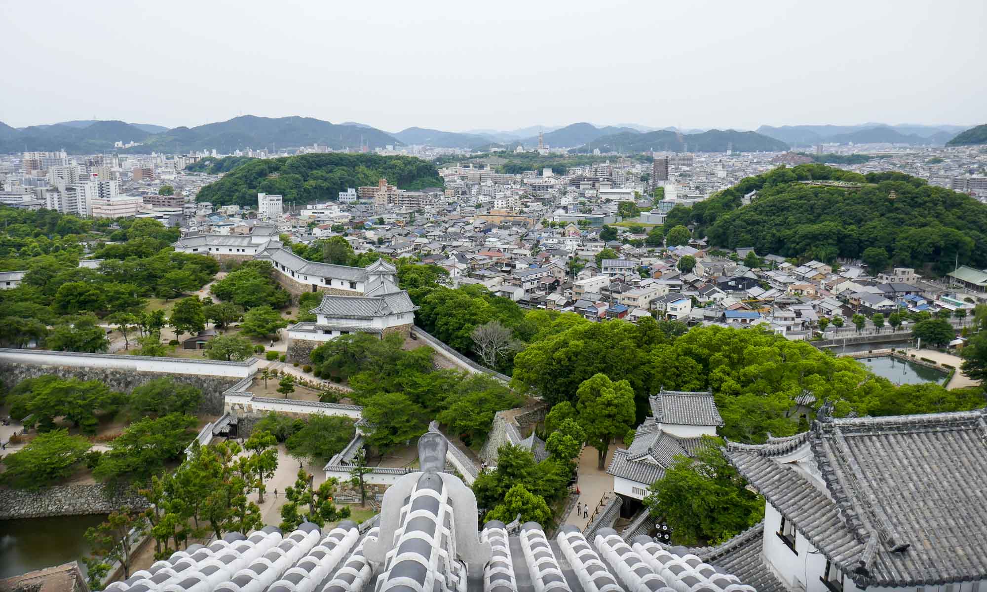 View of Himeji from the Castle