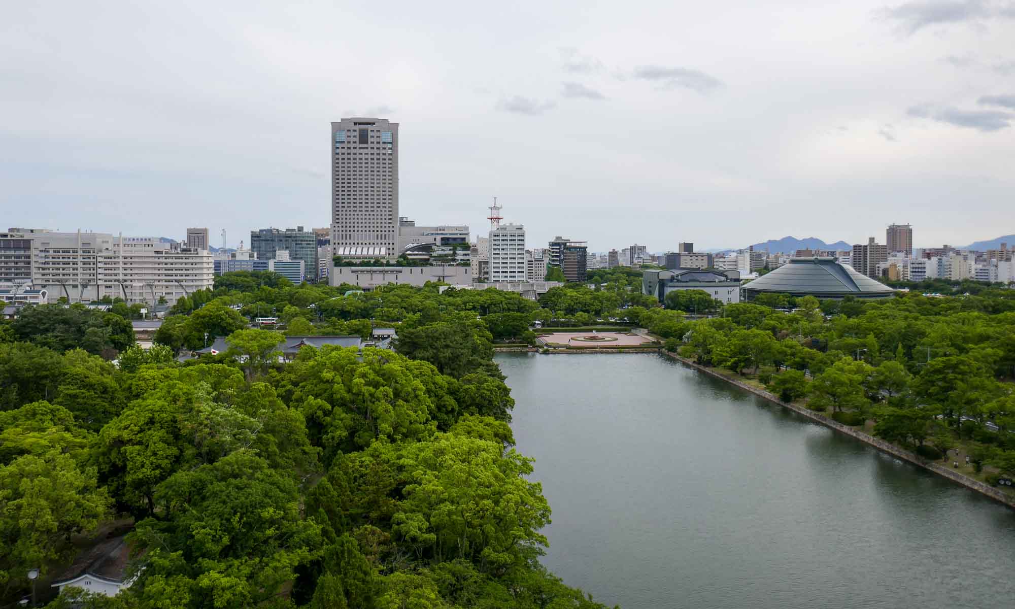 View from Hiroshima Castle