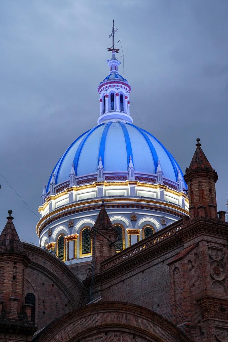 View of the New Cathedral by night