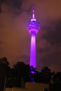 Menara KL Tower by night